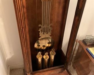 #14 Howard miller grandfather clock 58 anniversary edition 20x12x79 $500.00