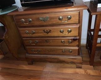 #40 small 3 drawer chest 24x54x24 $75.00