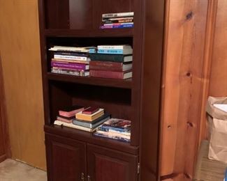 #46 Laminate bookcase $20.00