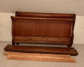 #55 64" wide sleigh bed queen $180.00