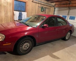 2003 Red Mercury Sable car with 126000 miles $2000