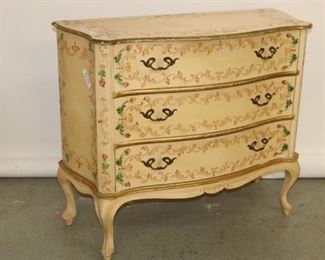 Hand Decorated 3 Drawer Chest