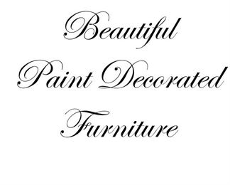 Beautiful Paint Decorated Furniture