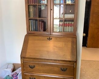 #1  Maddox of Jamestown Drop front Secretary with 3 drawers 31x17-29x71  $ 175.00