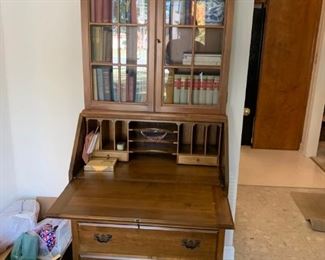 #1  Maddox of Jamestown Drop front Secretary with 3 drawers 31x17-29x71  $ 175.00