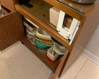 #15 Laminate cabinet with 2 doors 29x17.5x33 $ 30.00