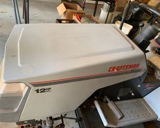 #34 Craftsman 5 spd 12 HP as is riding mower $ 150.00