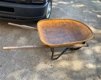 #35 Yellow wheelbarrow $ 30.00