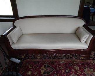 Early Victorian Mahogany Sofa