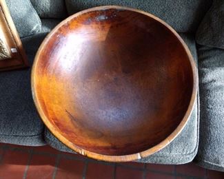 22" Wooden Bowl