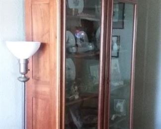 J Glass Bookcase 1880s Handcarved with original owners Bible in drawer. $700 or best offer. Own an artisanal piece of history. Passed down through generations of one family.