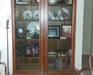 J Glass Bookcase front