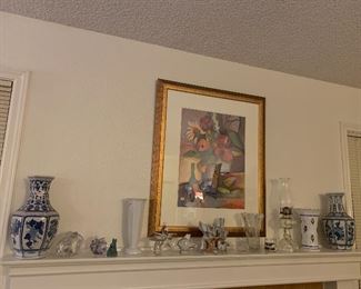 Crystal items
Blue and white
Rosenthal of Germany