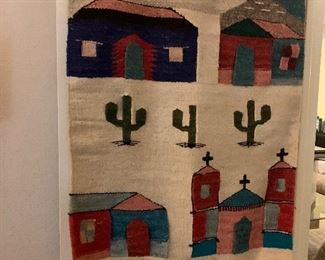 Mexican wool tapestry