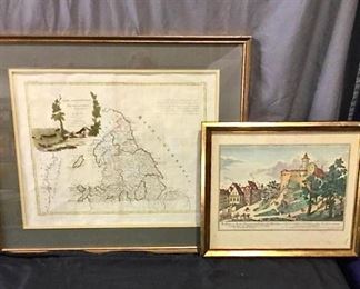 Vintage Map and Artwork https://ctbids.com/#!/description/share/275919