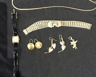 Goldtone Jewelry and watch https://ctbids.com/#!/description/share/275924