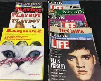Playboy Magazines. Also additonal Look, Life, McCalls, and Esquire Magazines https://ctbids.com/#!/description/share/275936