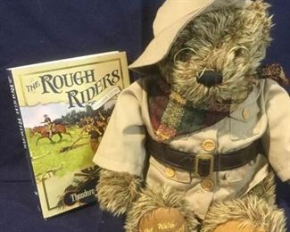 100th Anniversary Rough Rider Bear & Book https://ctbids.com/#!/description/share/276089