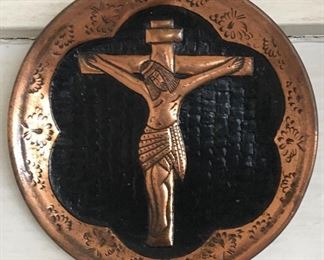 Lovely Copper Crucifix 
    Rende Oreks Handmade