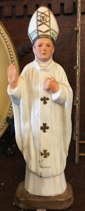 Vintage Pope Figurine