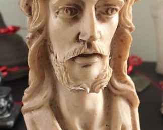 Jesus Bust with Crown of Thrones
