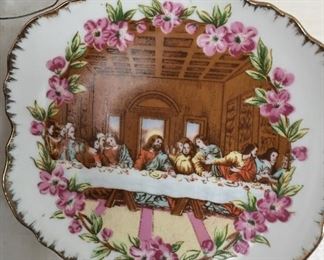 Vintage Last Supper Plate