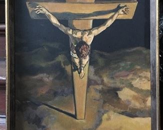 Lovely  Crucifix Painting by Billy Ledet