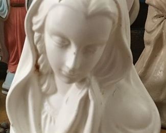 Vintage Numbered Mary in Prayer Planter 