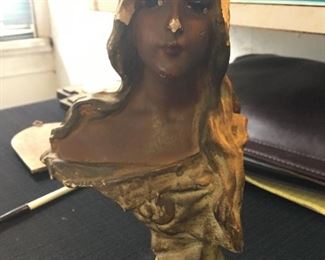 Very Old Bohemian Bust Dated 1907