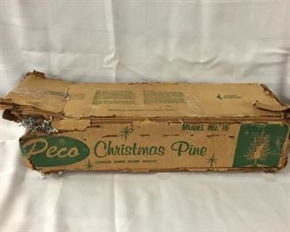Vintage Deco Christmas Pine Tinsel Tree https://ctbids.com/#!/description/share/275184