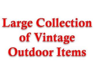 vintsge outdoor items