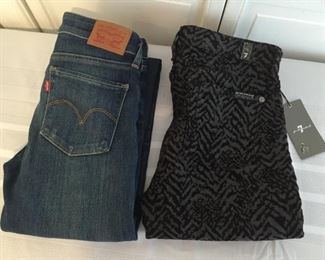 Woman's Levi & Seven for All Mankind Jeans https://ctbids.com/#!/description/share/276173