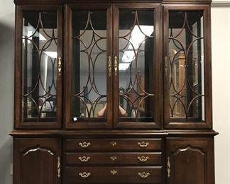 Thomasville Break Front China Cabinet