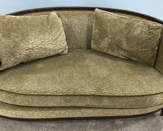 Swaim Carved Upholstered Sofa