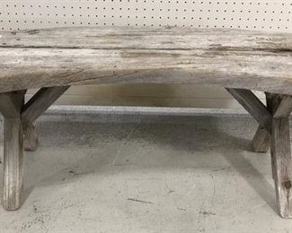 Antique Primitive Hand Made Bench