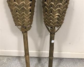 Large Gold Gilt Color Wall Decor Planters