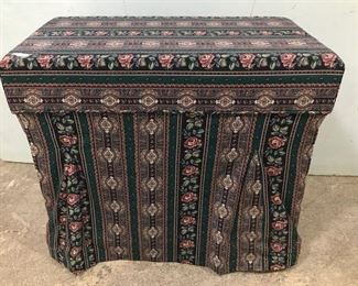 Upholstered Wood Frame Console Table