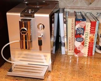 Jura Coffee Machine and Cookbooks