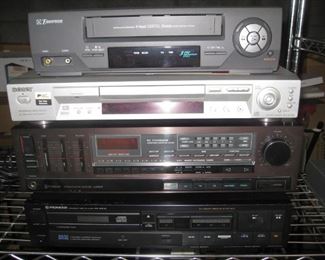 Pioneer PD-5010, Sherwood S-2730CP, Sony DVP-NS715P, Emerson