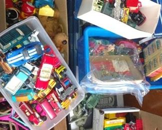 vintage cars and other toys