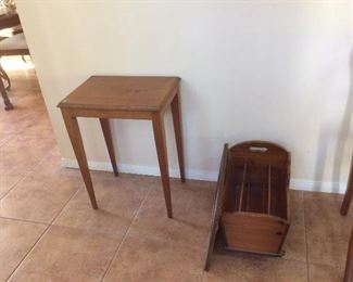 Cradle magazine rack $5