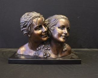 AFTER DH Chiparus Bronze Lovers