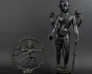 An Indian Bronze Figure of Avalokitesvara