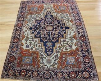 Antique And Finely Hand Woven Area Carpet