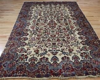 Antique And Finely Hand Woven Kerman Carpet