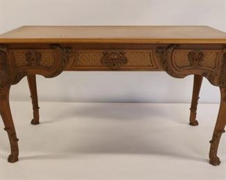 Antique And Highly Carved Bureau Plat