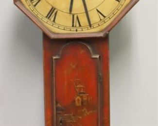 Antique Chinoiserie Decorated Clock