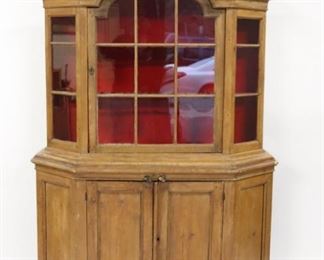 Antique Continental Piece Cabinet