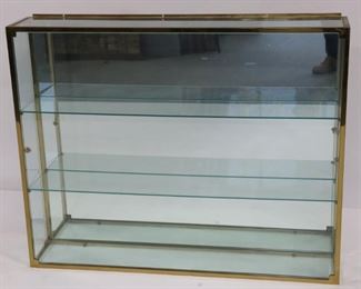 Art Deco Brass Vitrine