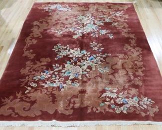 Art Deco Finely Hand Woven Chinese Carpet